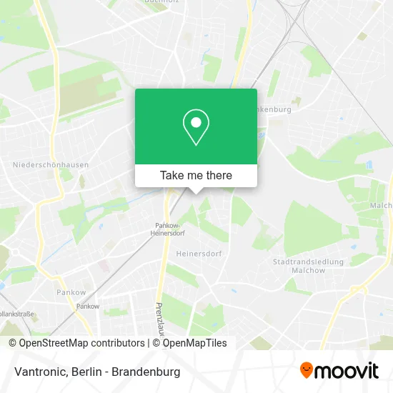 Vantronic map