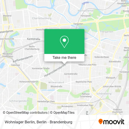 Wohnlager Berlin map
