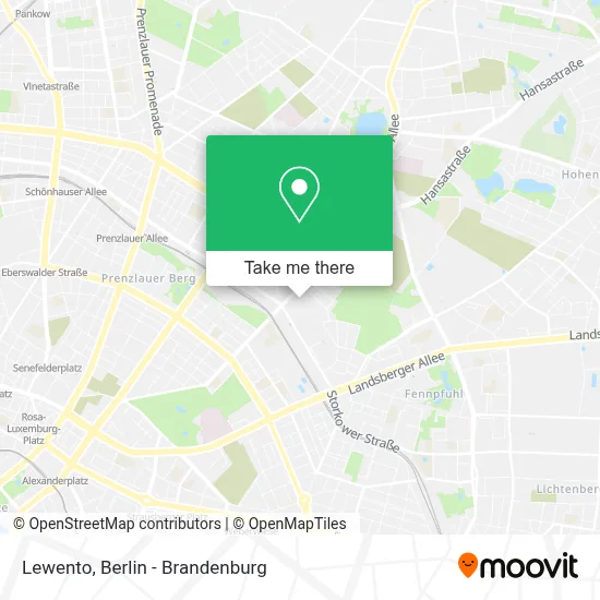 Lewento map