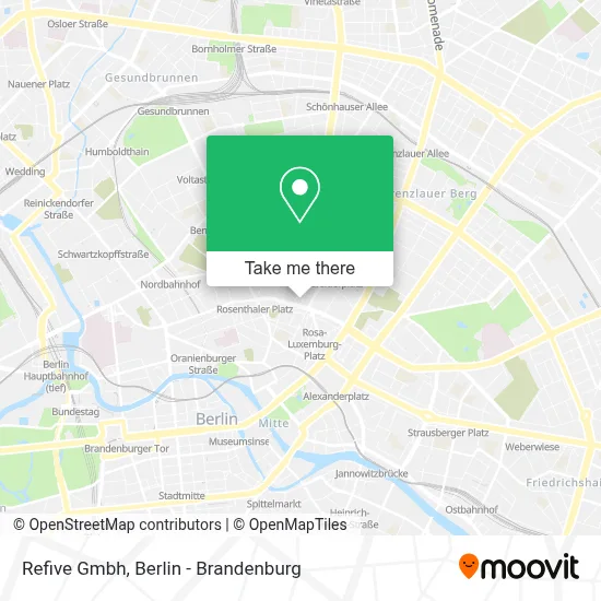 Refive Gmbh map