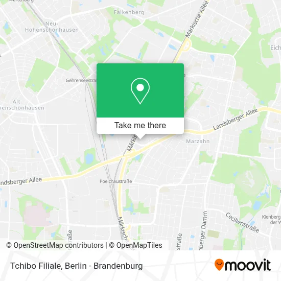 Tchibo Filiale map