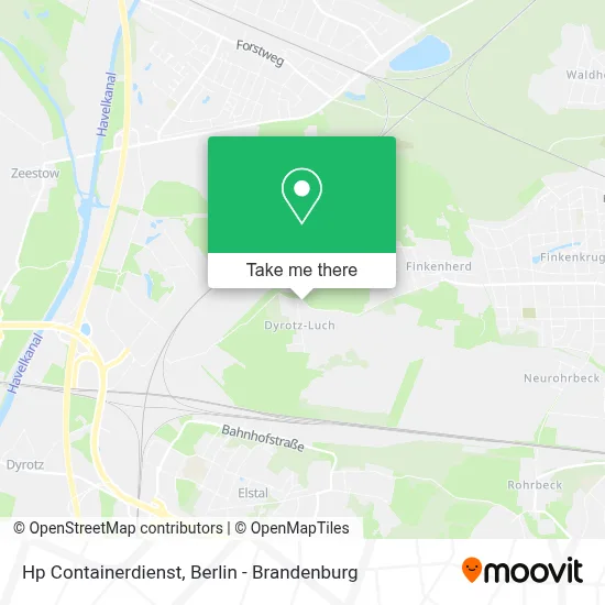 Hp Containerdienst map