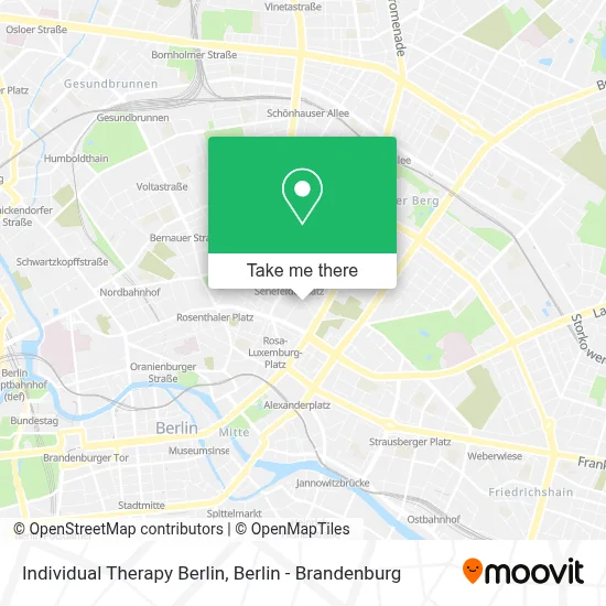 Individual Therapy Berlin map