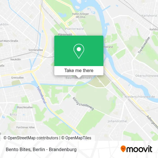 Bento Bites map
