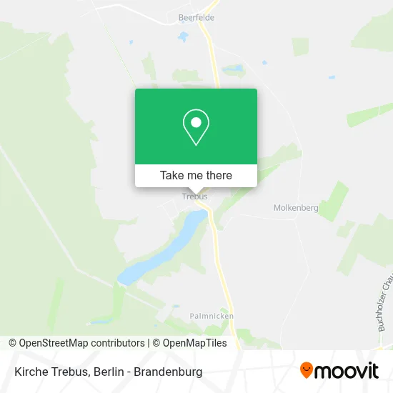 Kirche Trebus map