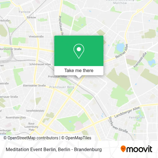 Meditation Event Berlin map