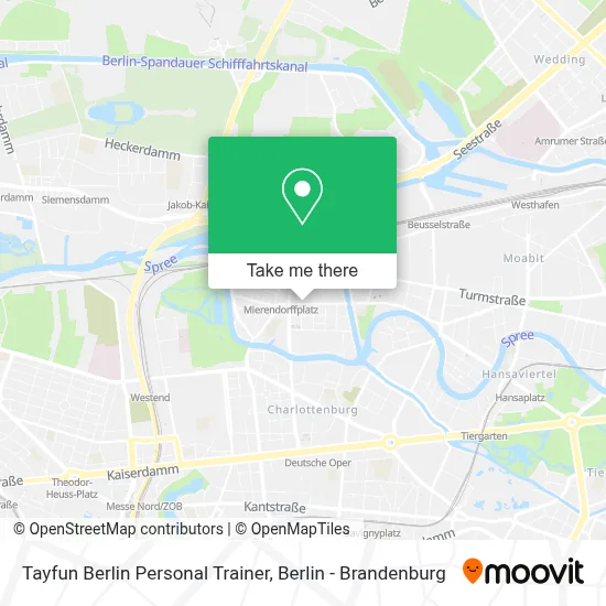 Tayfun Berlin Personal Trainer map