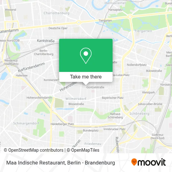 Maa Indische Restaurant map