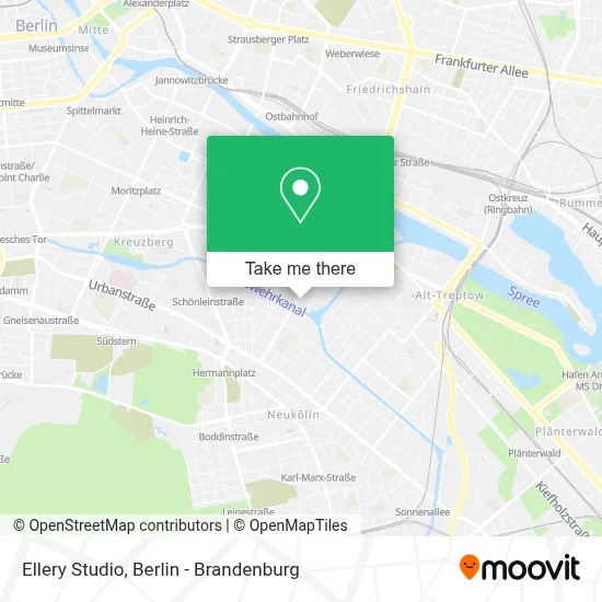 Ellery Studio map