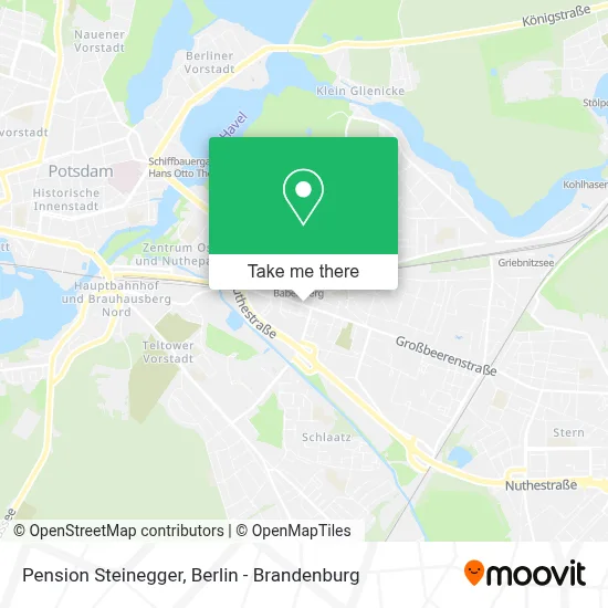 Pension Steinegger map