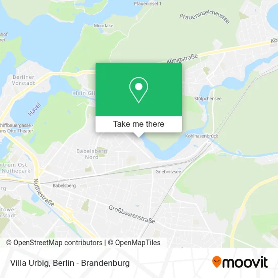 Villa Urbig map