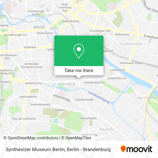 Synthesizer Museum Berlin map