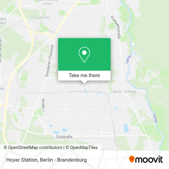 Hoyer Station map
