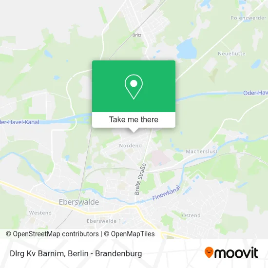 Dlrg Kv Barnim map