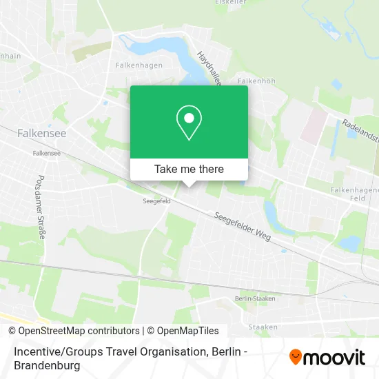 Incentive / Groups Travel Organisation map