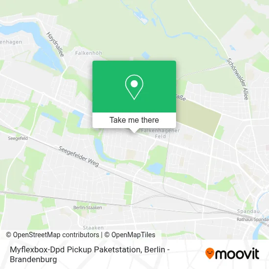 Myflexbox-Dpd Pickup Paketstation map