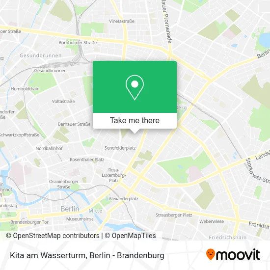Kita am Wasserturm map