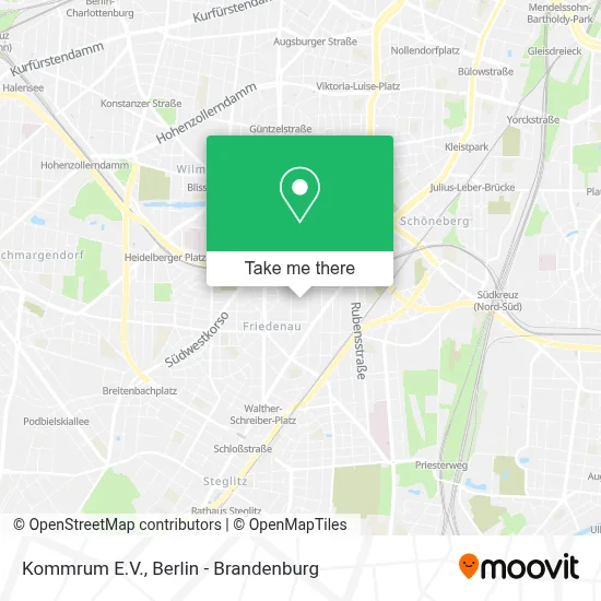 Kommrum E.V. map