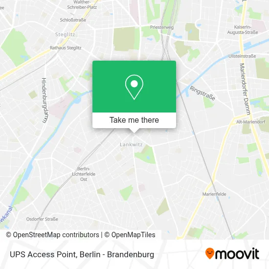 Ups Access Point map