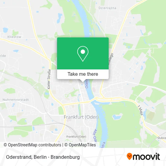 Oderstrand map
