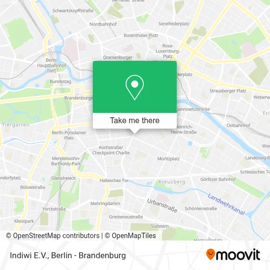Indiwi E.V. map