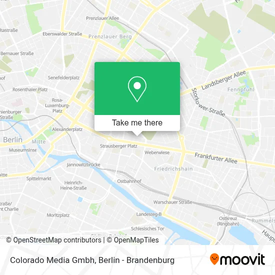 Colorado Media Gmbh map