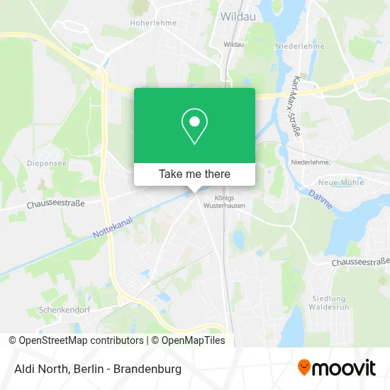 Aldi Nord map