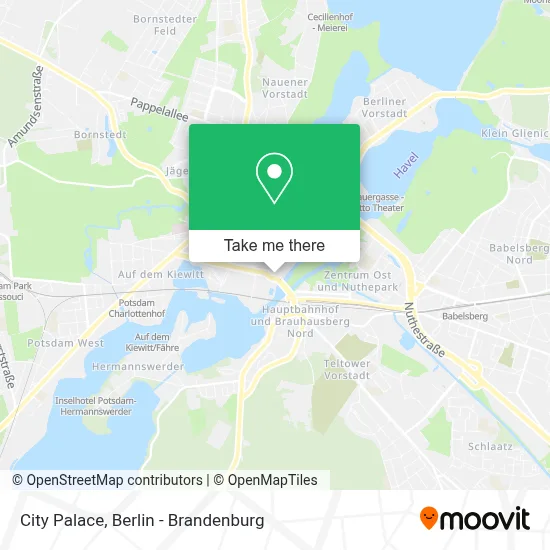 City Palace map