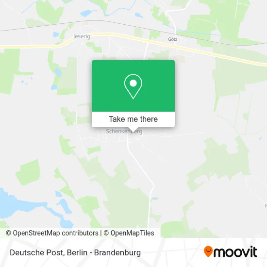 Deutsche Post map