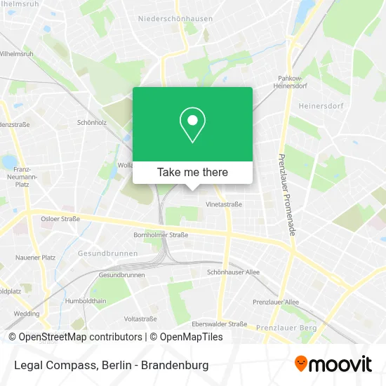 Legal Compass map