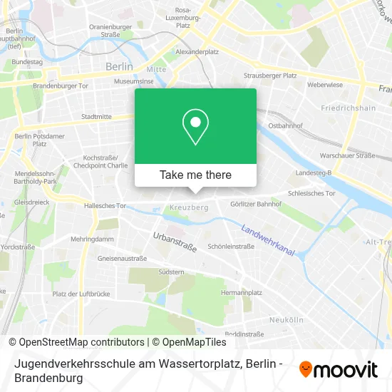 Jugendverkehrsschule am Wassertorplatz map