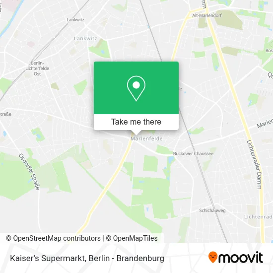 Kaiser's Supermarkt map