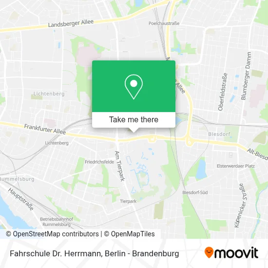 Fahrschule Dr. Herrmann map