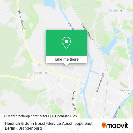 Heidrich & Sohn Bosch-Service Abschleppdienst map