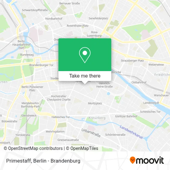 Primestaff map