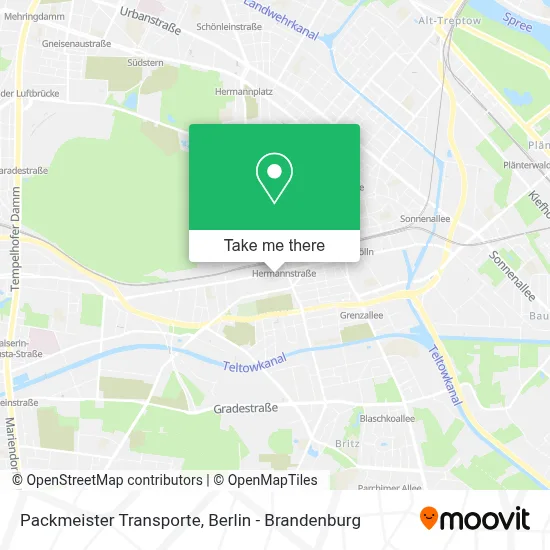 Packmeister Transporte map