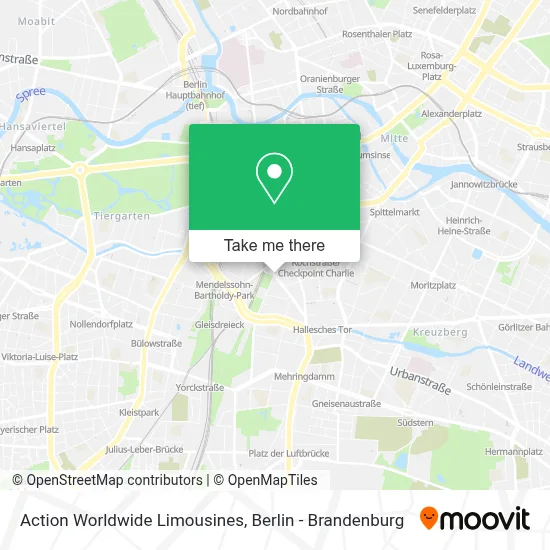 Action Worldwide Limousines map