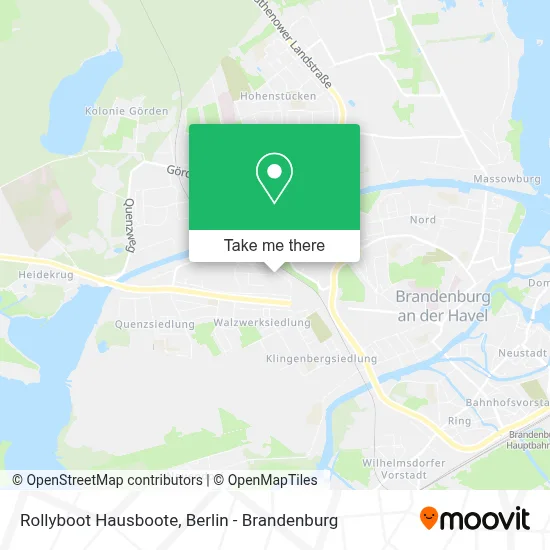 Rollyboot Hausboote map
