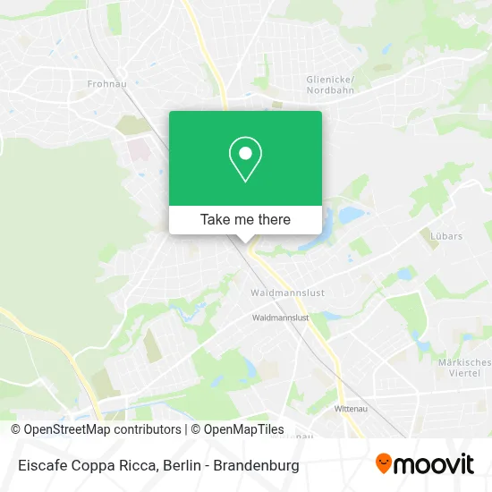 Eiscafe Coppa Ricca map