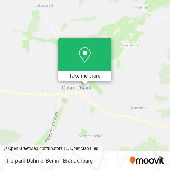 Tierpark Dahme map