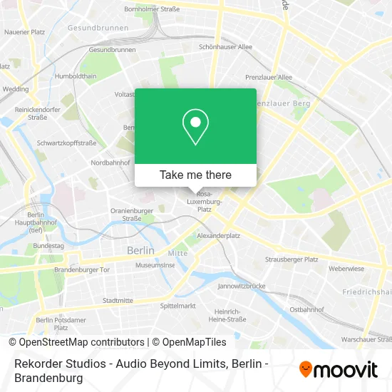 Rekorder Studios - Audio Beyond Limits map