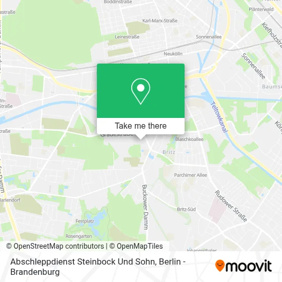 Abschleppdienst Steinbock Und Sohn map