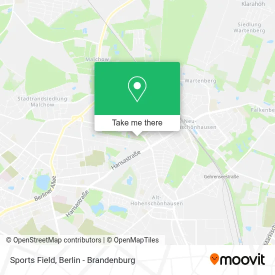 Sportplatz map
