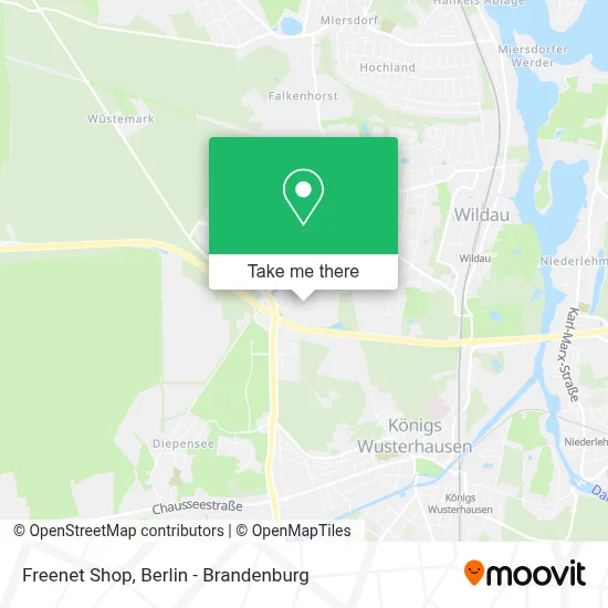 Freenet Shop map