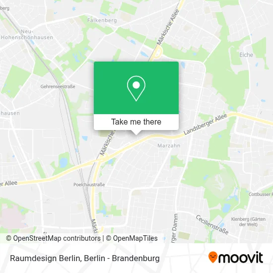 Raumdesign Berlin map