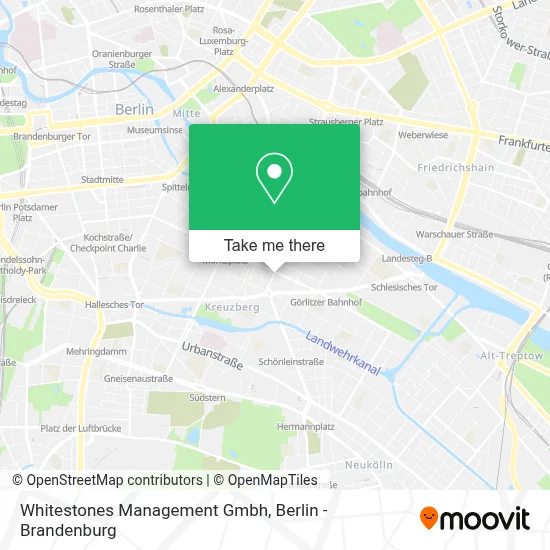 Whitestones Management Gmbh map