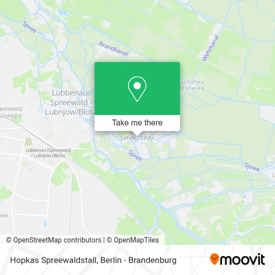 Hopkas Spreewaldstall map