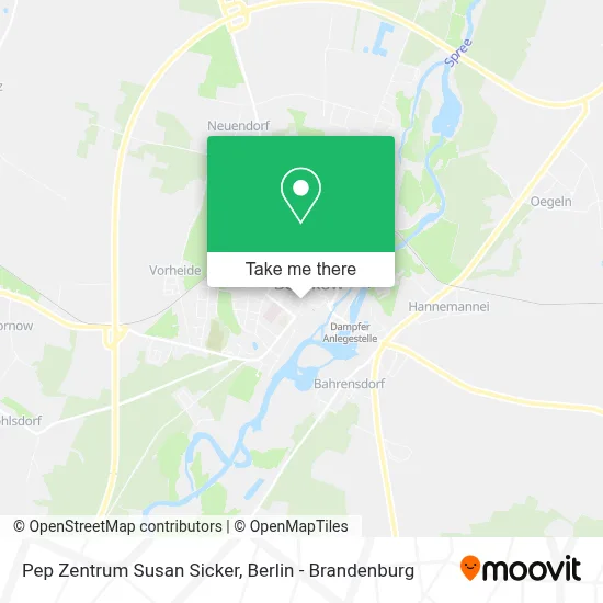 Pep Zentrum Susan Sicker map