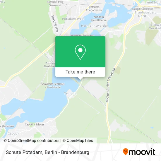 Schute Potsdam map