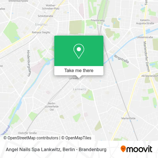 Angel Nails Spa Lankwitz map